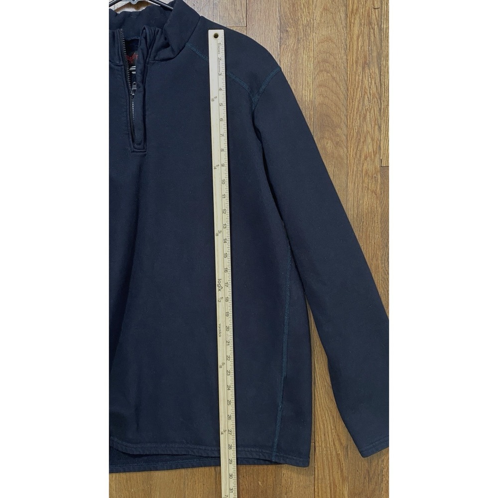 Drifire FR Pullover Mens XL 1/4 Zip Mock Neck Navy Blue CAT2/2112 Made in USA - Picture 4 of 9
